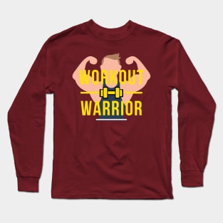 Gym Workout Warrior Long Sleeve T-Shirt